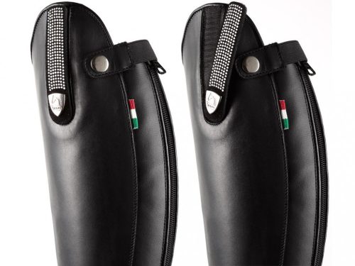 Tattini Retriever Laced Long Riding Tall Boots With Grip Inserts 37 SH/M