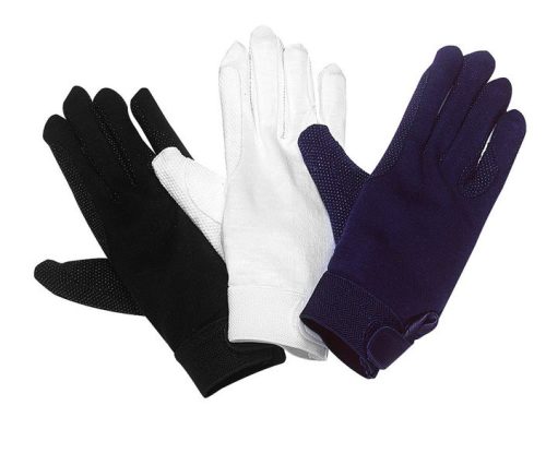 Gloves cotton Daslö L black