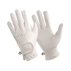 Gloves Tattini elastic inserts S white