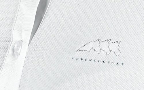 Polo shirt Equiline Holly competition woman 42 white