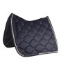 Saddle pad Valencia WH black/rose gold