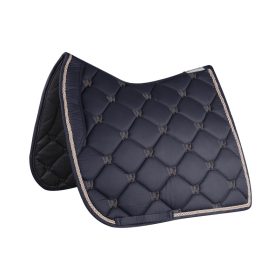 Saddle pad Valencia WH dark blue/rose gold