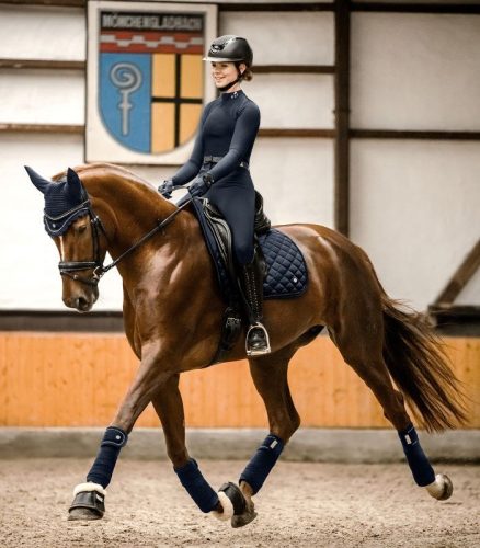 Saddle pad Nepal WH dressage full night blue