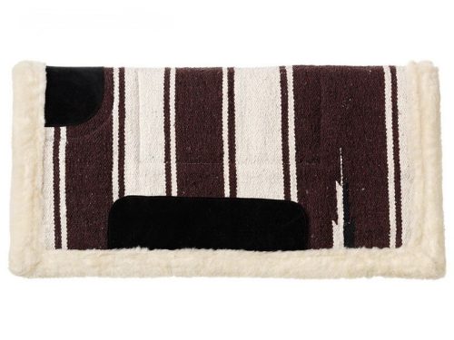 Saddle cloth Natowa western fake fur red