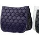 Saddle pad Tattini dressage diamond quilted white