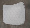 Saddle pad Tattini dressage diamond quilted white