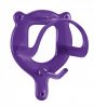 Bridle hook metal painted purple