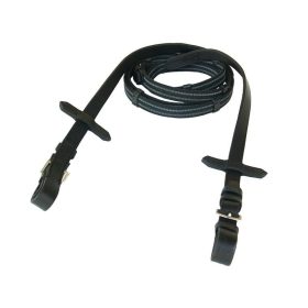 Kantárszár gumiszálas bőrstoppos full barna