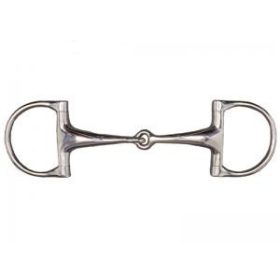 Bit D-ring hollow mouthpiece 12,5 cm