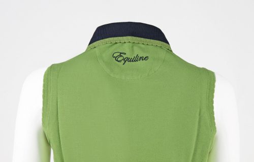 Polo shirt, Equiline "Kezia" sleeveless, women's XL lime green
