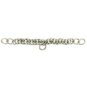 Snaffle chain stainless steel