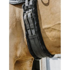 Girth short synthetic sheepskin Norton 60 cm black 