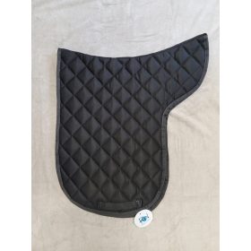 Saddle cloth RW dressage saddle shape black