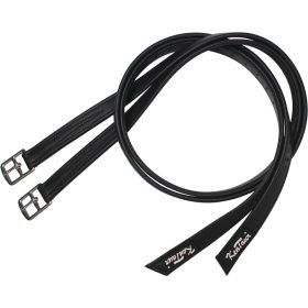 Stirrup leathers KenTaur with nylon lining 140 cm black