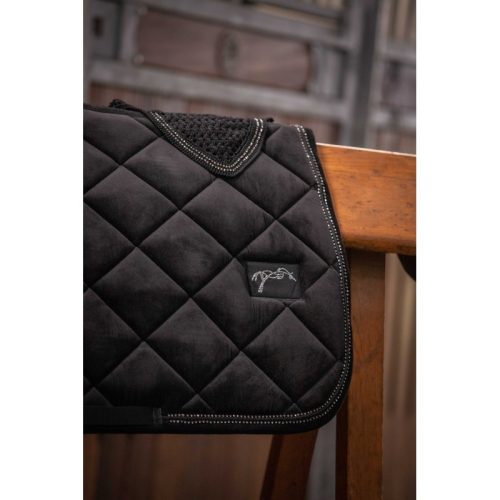 Saddle pad Penelope Strass full black