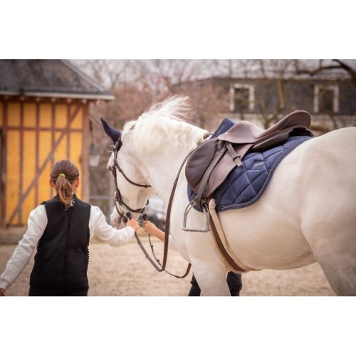 Saddle pad Penelope Strass full navy blue