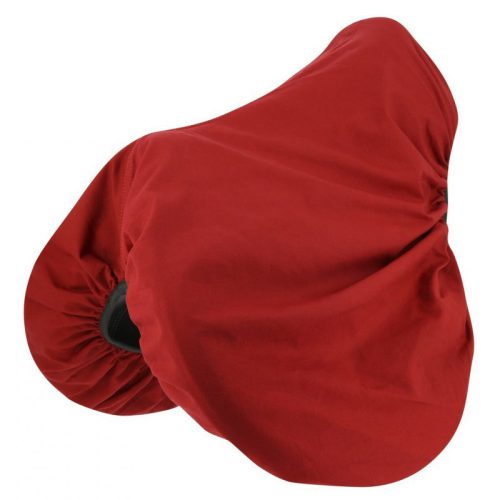 Saddle cover soft canvas burgundy