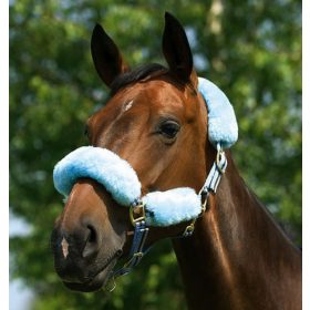 Sheepskin set for halter C.S.O. full light blue