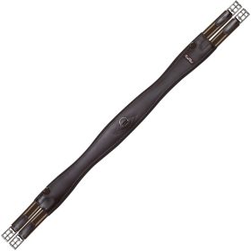 Girth KenTaur Verona leather elastic 120 cm black