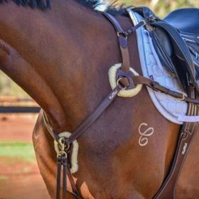 Szügyhám KenTaur Palermo + martingál cob konyakbarna