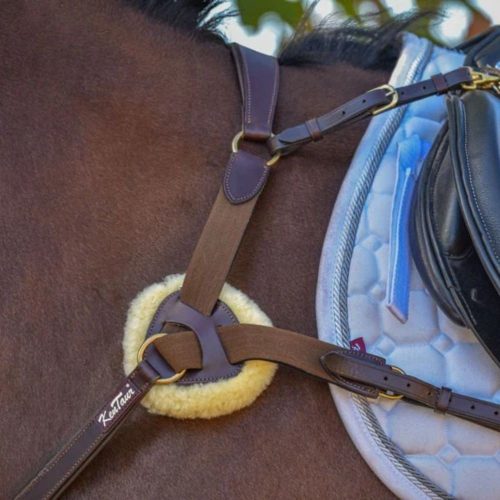 Breastplate KenTaur Palermo cob tobacco