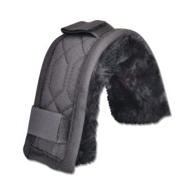 Lambskin nose protector 28 cm black/black