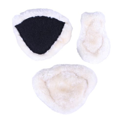 Fur patches set 3 pcs Ontario QHP breastplate