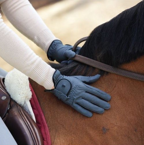 Lovaglókesztyű Roeckl Grip 7 fehér