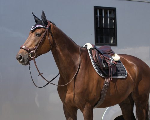 Heveder QHP bőr anatómiai 130 cm s.barna