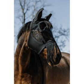 Fly mask + franges ET Uv 50 S black