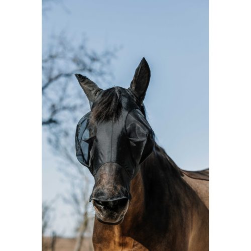 Fly mask lycra + nose ET Uv 50 L black