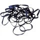 Rubber bands H.T. silicon 450 pcs navy blue