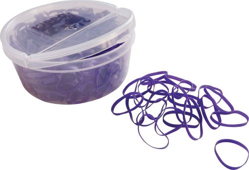 Rubber bands H.T. silicon 450 pcs navy blue