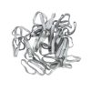 Rubber bands H.T. silicon 450 pcs silver