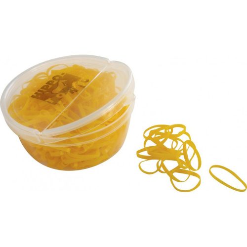 Rubber bands H.T. silicon 450 pcs silver