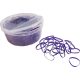 Rubber bands H.T. silicon 450 pcs purple