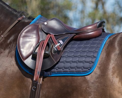 Saddle pad QHP Florence navy full