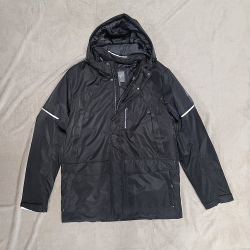 Kabát ffi téli M fekete Emil WH