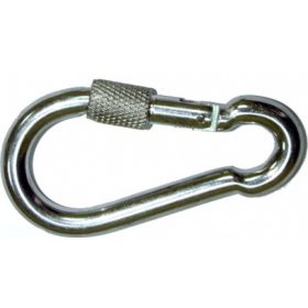 Snap hook screwed 100 mm