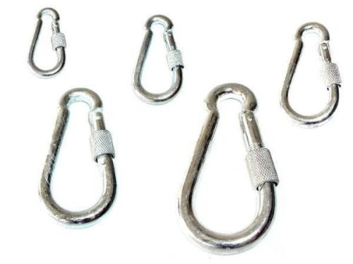 Snap hook screwed 100 mm