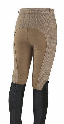 Lovaglónadrág Horze Active kockás gy. 130 s.barna