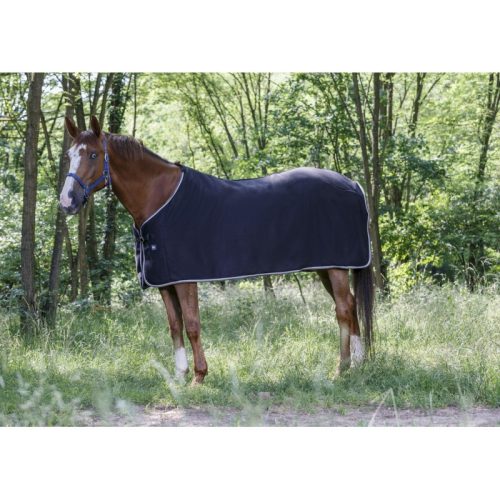 Polar fleece rug RW 90 cm black