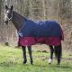 Turnout rug ET Tyrex 150 g 160 cm 1200 D navy/burgundy