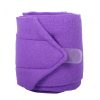 Fleece bandages QHP set of 4 pcs purple