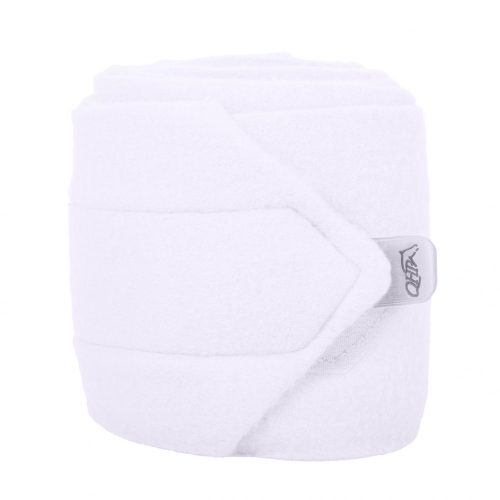 Fleece bandages QHP set of 4 pcs white