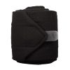 Fleece bandages QHP set of 4 pcs black