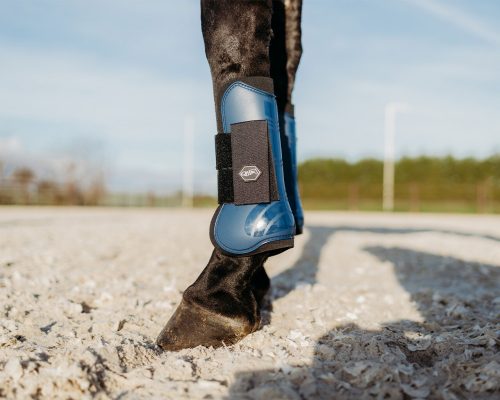 QHP Tendon Boots pony navy