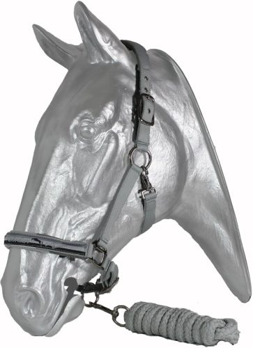 Halter+rope fleece KenTaur full black/grey