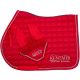 Saddle pad+ ear net KenTaur red