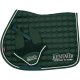 Saddle pad+ ear net Kentaur green